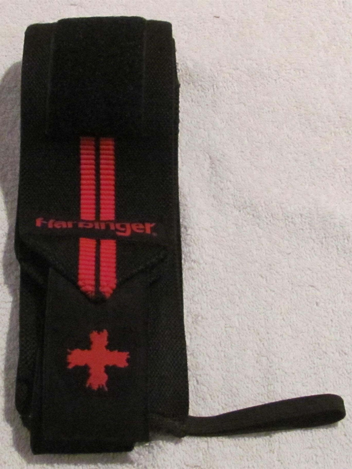 Harbinger Double Red Line 19" Wrist Wraps With Thumb Loops (New)