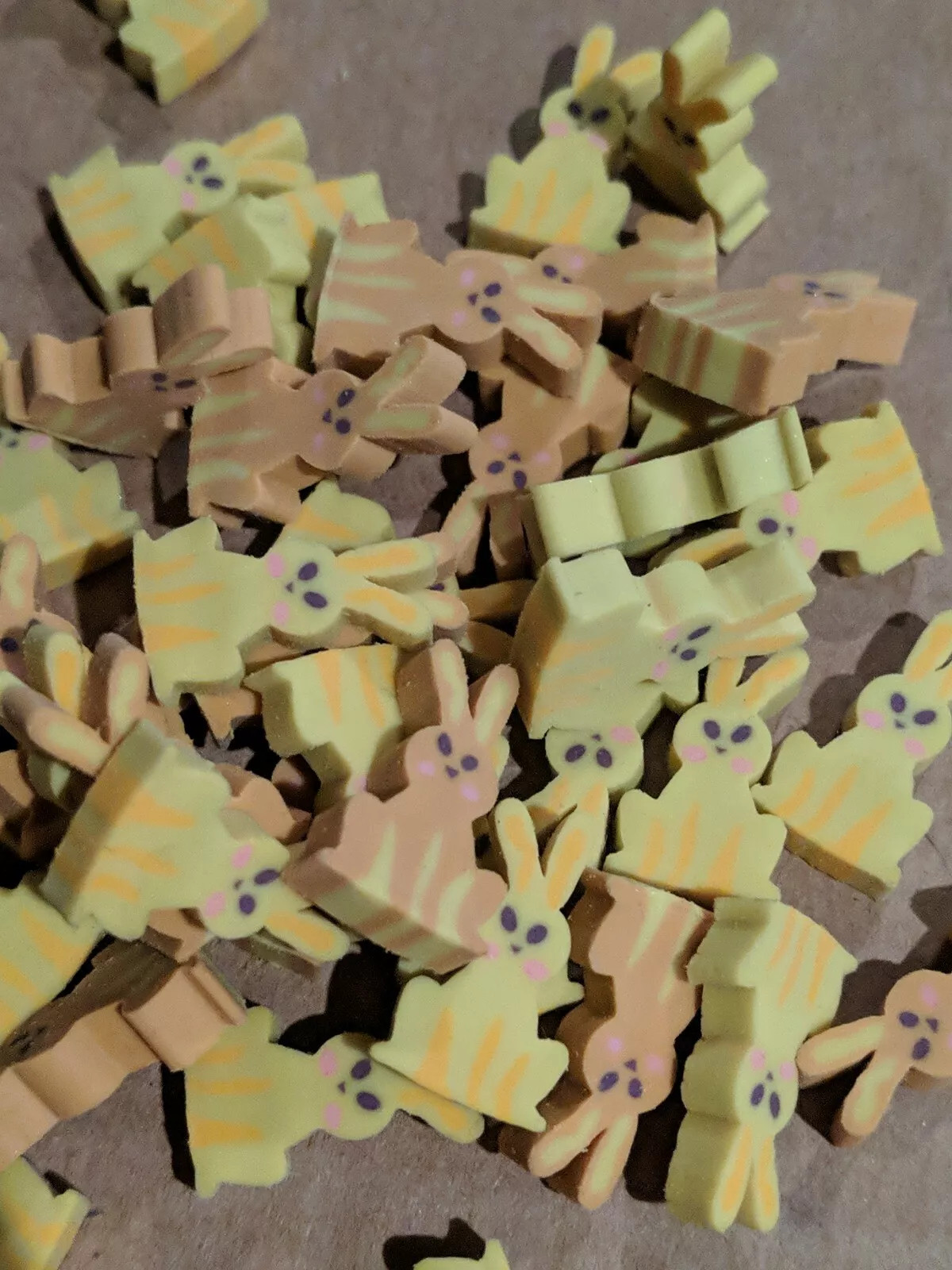 Lot 60 New Mini Erasers Teacher Reward Gift Party Favors Vending Machine Bunnies