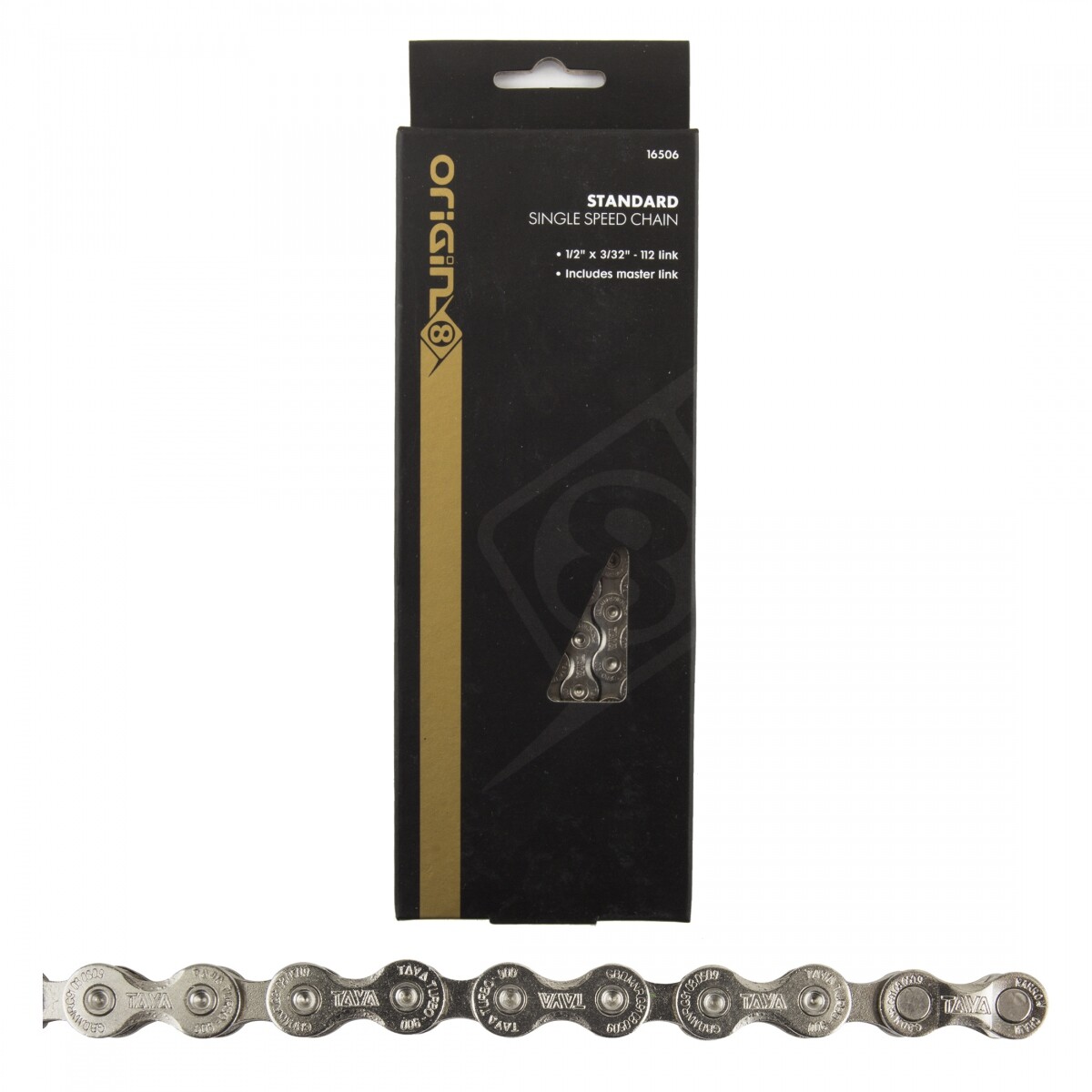 Origin8 Single Speed Standard Chain 1sp 116L Silver