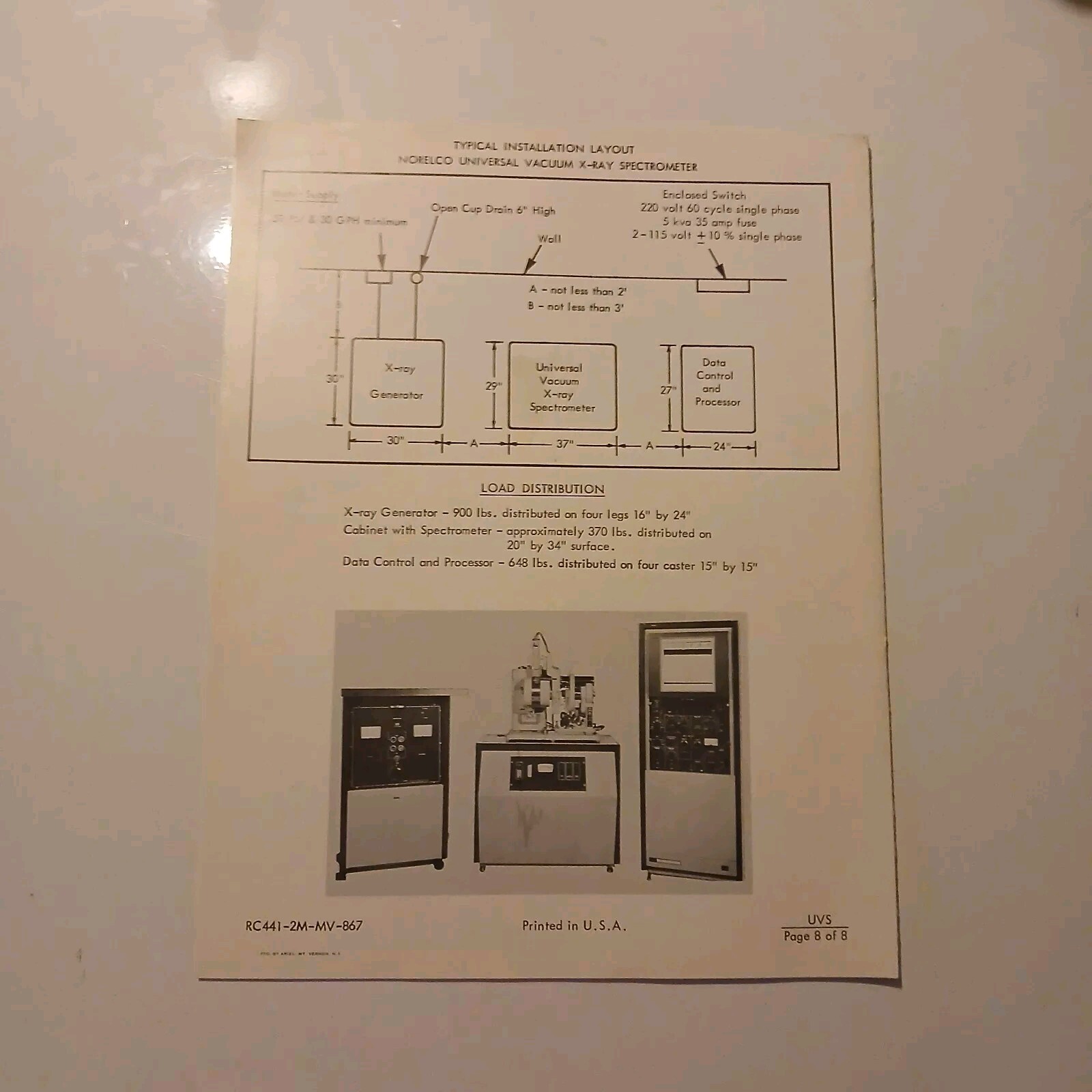 Vintage 1970 Norelco & Phillips Xray Diffraction & Spectrography Booklets Lot