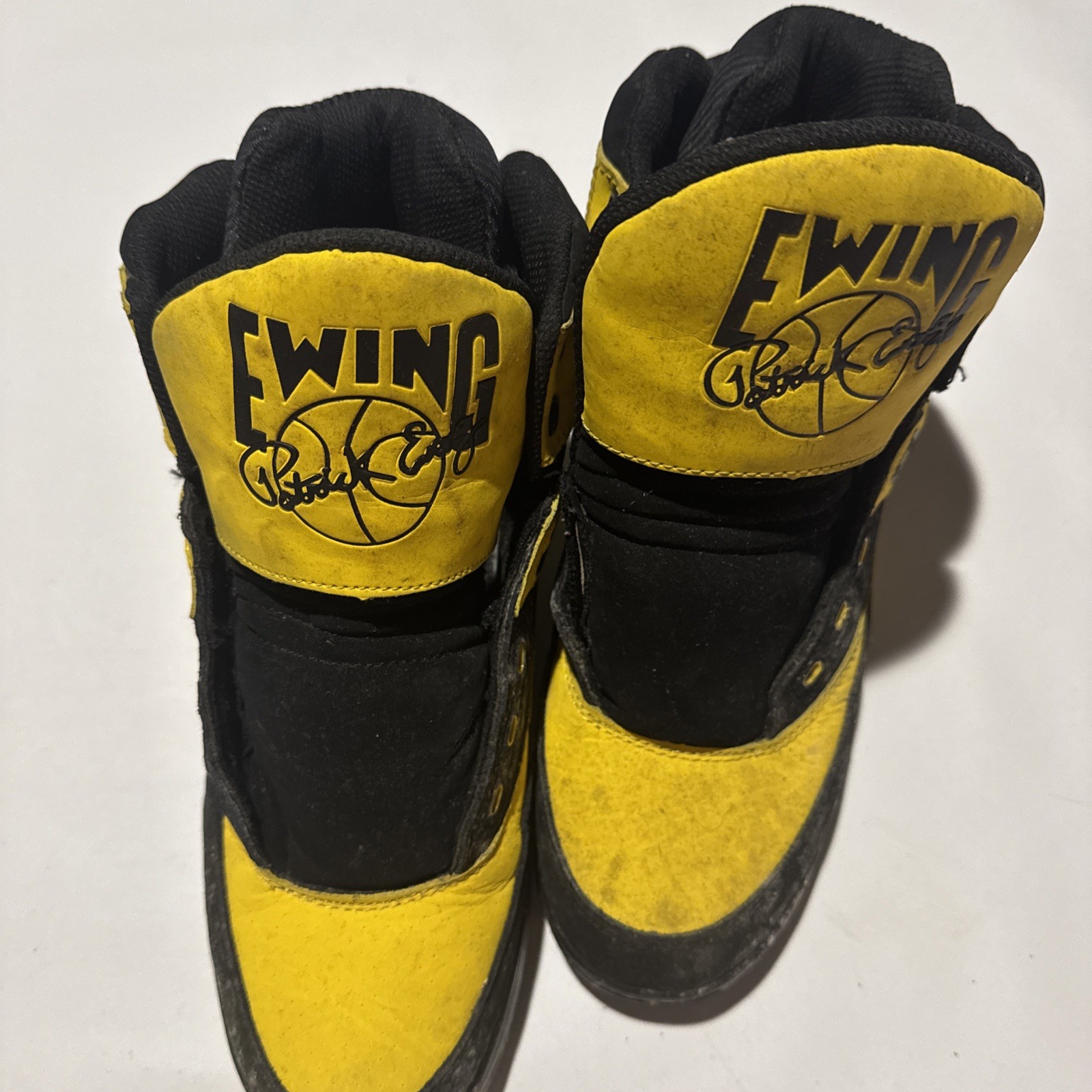 Patrick Ewing Yellow Athletic Sneakers - Size 9.5