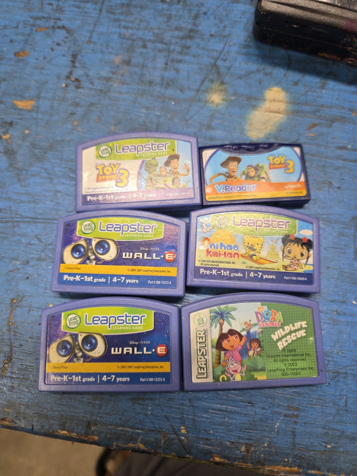 Leapster Games Wall E Toy Story 3 Dora Ni Hao + V Reader