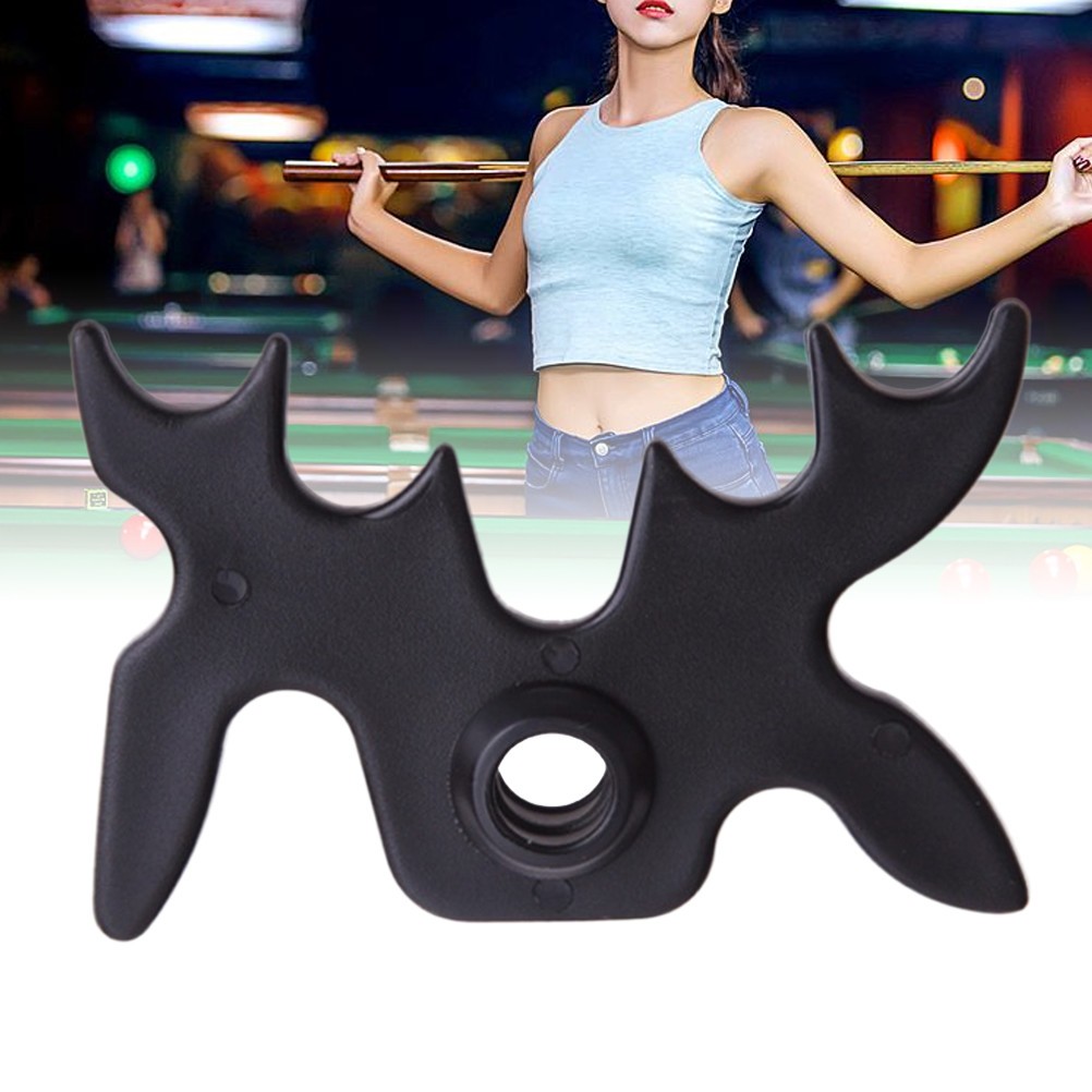 Sturdy Black Pool Stick Holder for Snooker and Billiard Table Accessories
