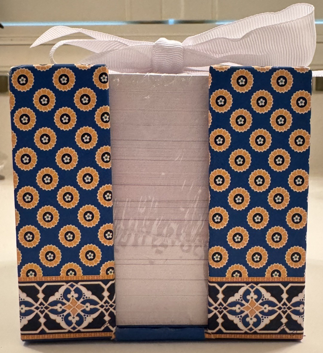 New Vera Bradley Take Note Cube Riviera Blue