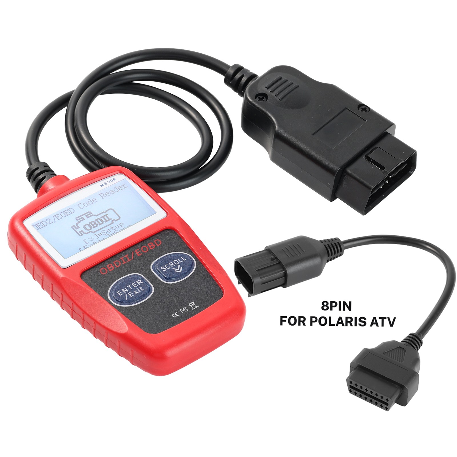 DIAGNOSTIC CODE READER ADAPTER OBD2 SCANNER For POLARIS ATV