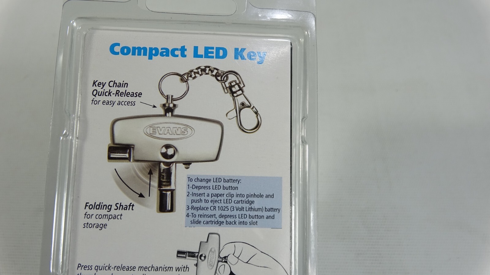 Evans Drum Tuning Compact LED Key