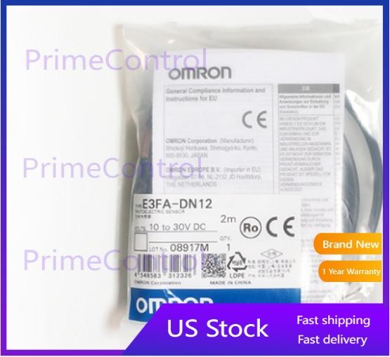 OMRON E3FA-DN12 Photoelectric Sensor E3FADN12 Fast Shipping New In Box