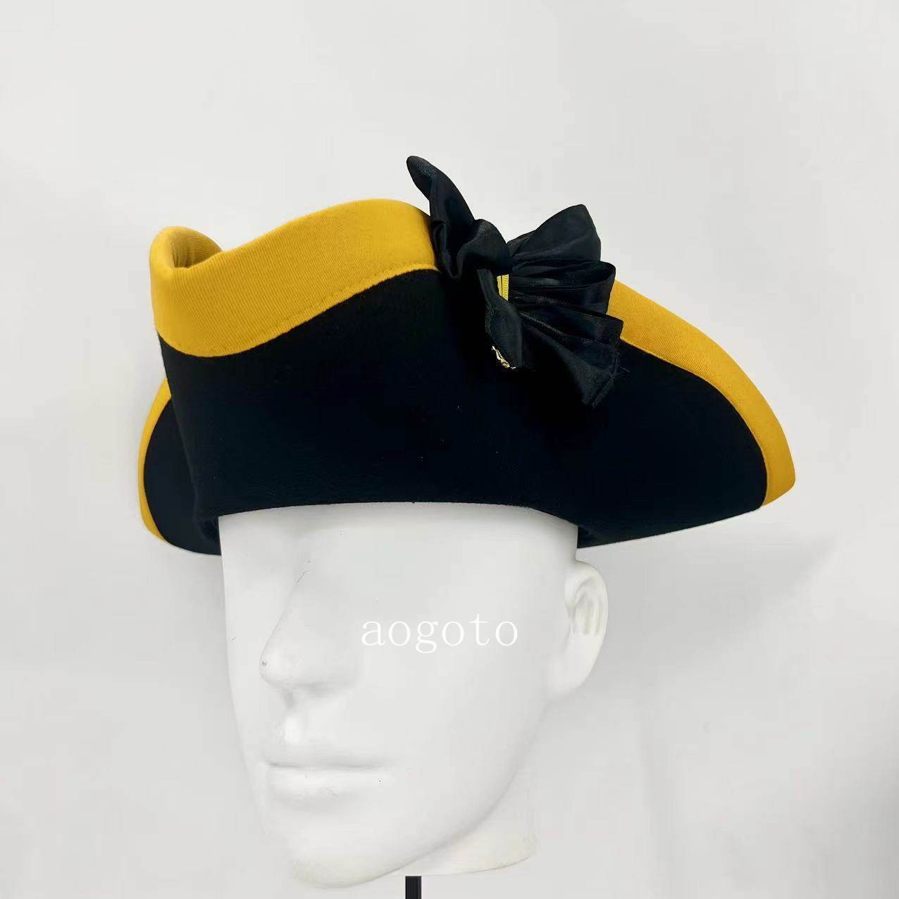 18th Century British/French Bicorn Hat Historical Replica British Hat Unisex