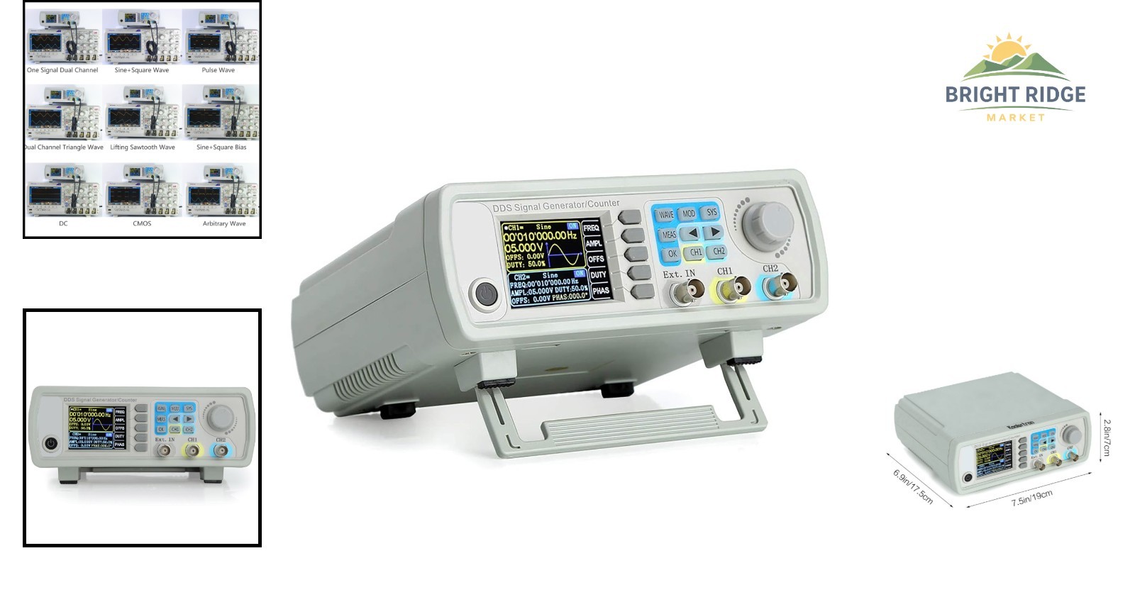 Signal Generator with Extensive Output Options and Measurement Capabilities