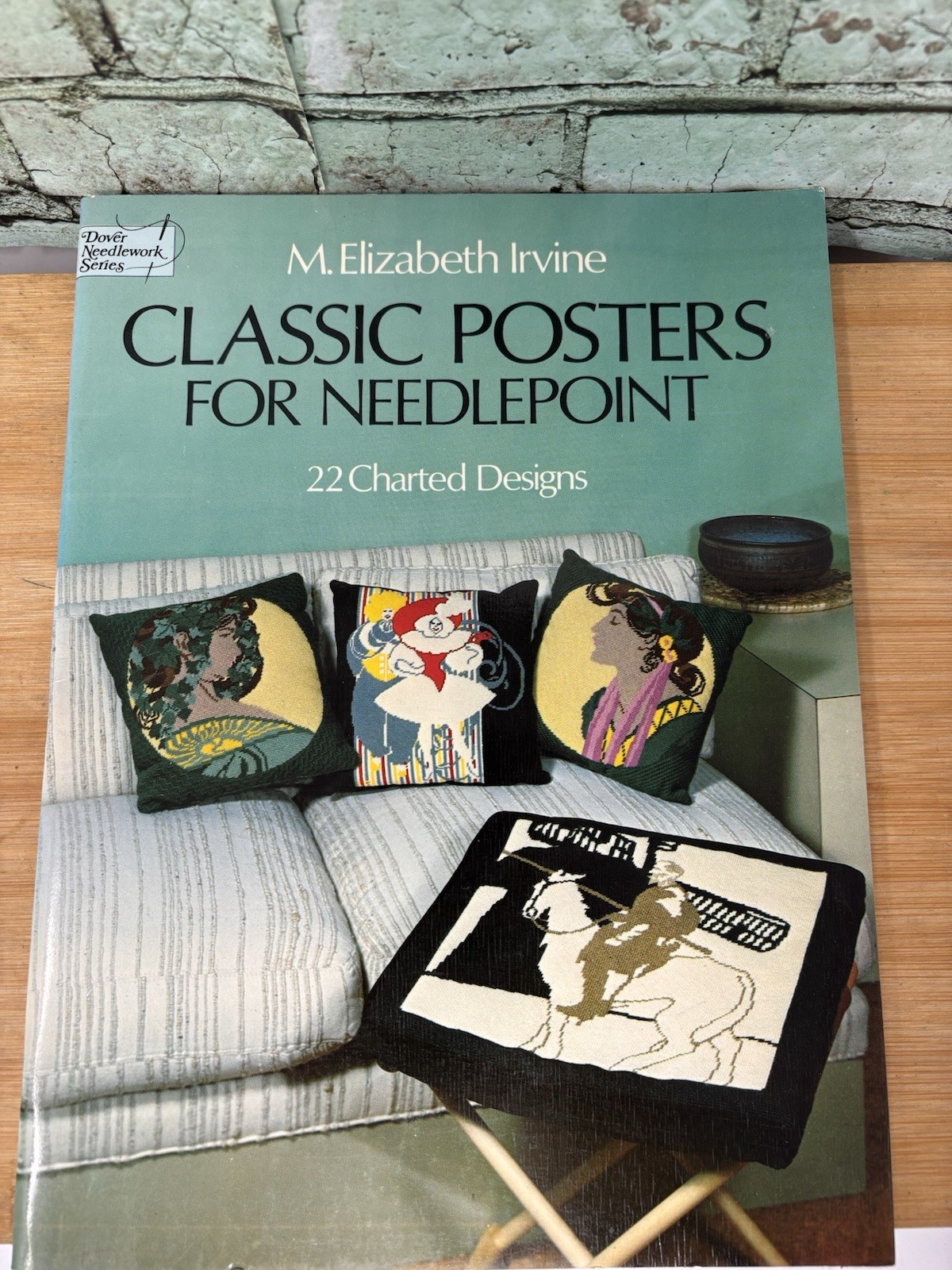 ART DECO Classic Posters for Needlepoint 22 Charted Designs M. Elizabeth Irvine