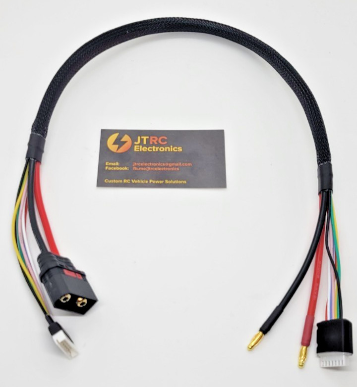 6s 24” 4mm RC Balance Charge Lead QS8 bullet Hi-Amp Venom 406 Protek