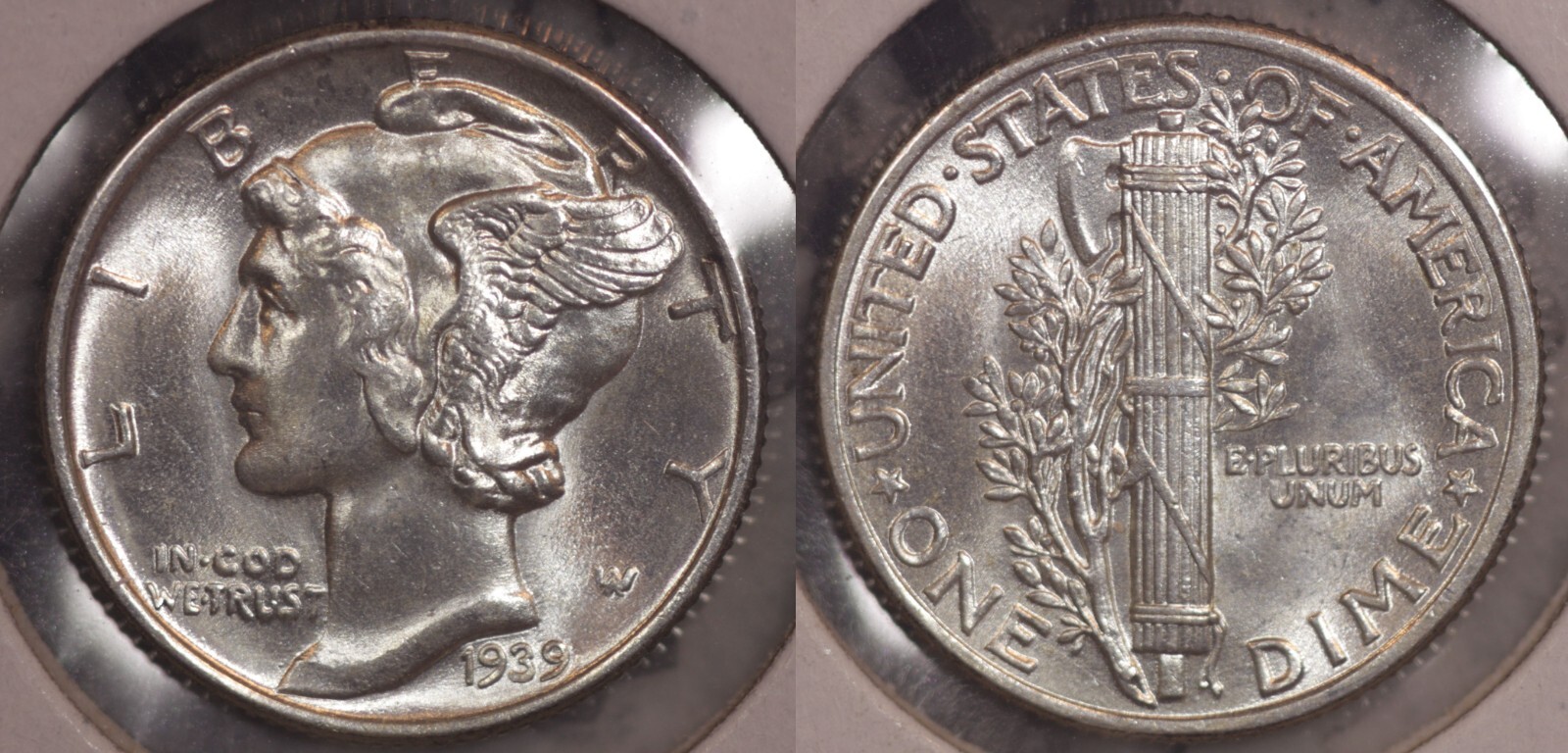 1939 P Mercury Dime GEM+ BU!  39P852