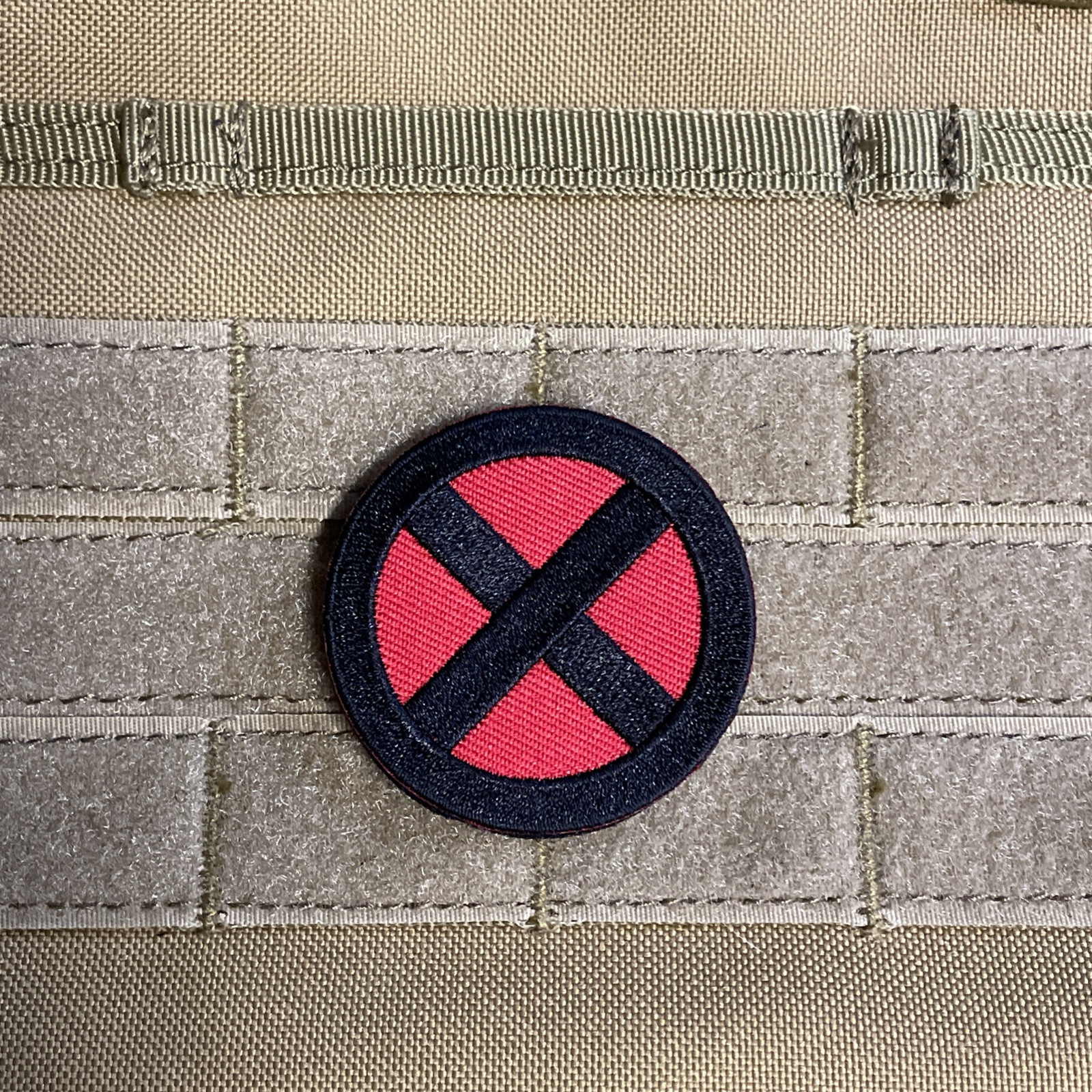 Marvel X-Men X Logo Tactical Morale Patch Hook Loop Backing 2"