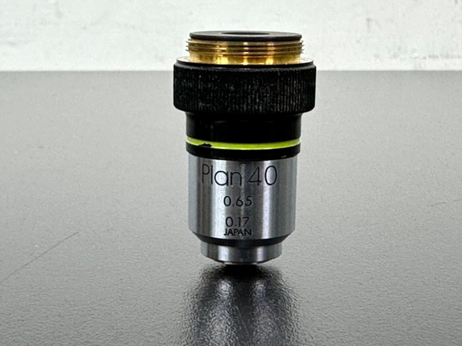 Olympus Plan 40 0.65 0.17 Microscope Objective Lens 402691 Japan