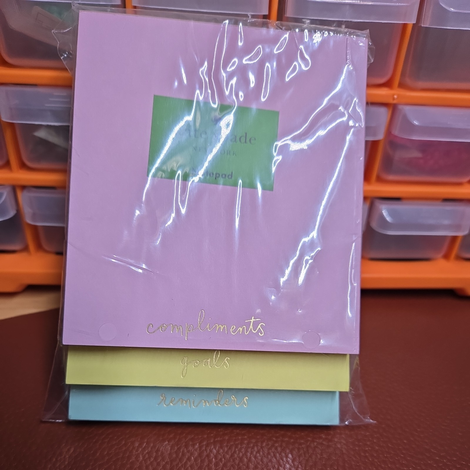 Kate Spade New York Stacked Notepad Assorted Sizes with Different Quotes NEW
