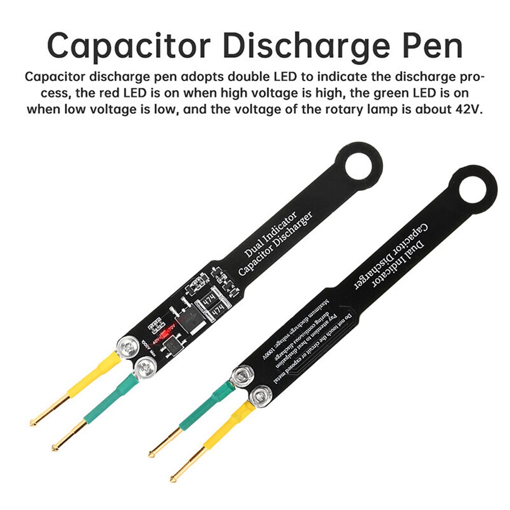 1000V Portable Capacitor Discharge Tool AC DC High Voltage Quick Discharging