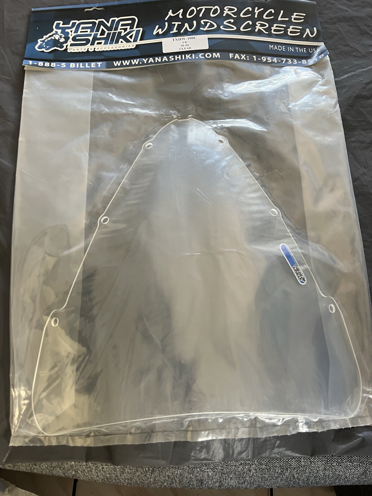 2001-2006 Honda CBR600 F4i ABS Clear Windscreen Windshield