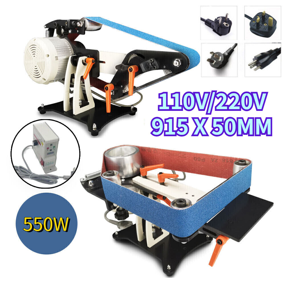 Abrasive Belt Grinding Machine Small DIY Polishing  Sharpener Sand Machine