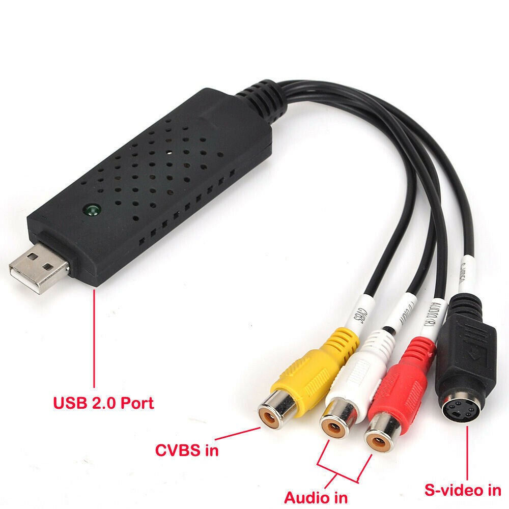 USB Video Capture Card Adapter Fast Charging Compatible Durable Reliable