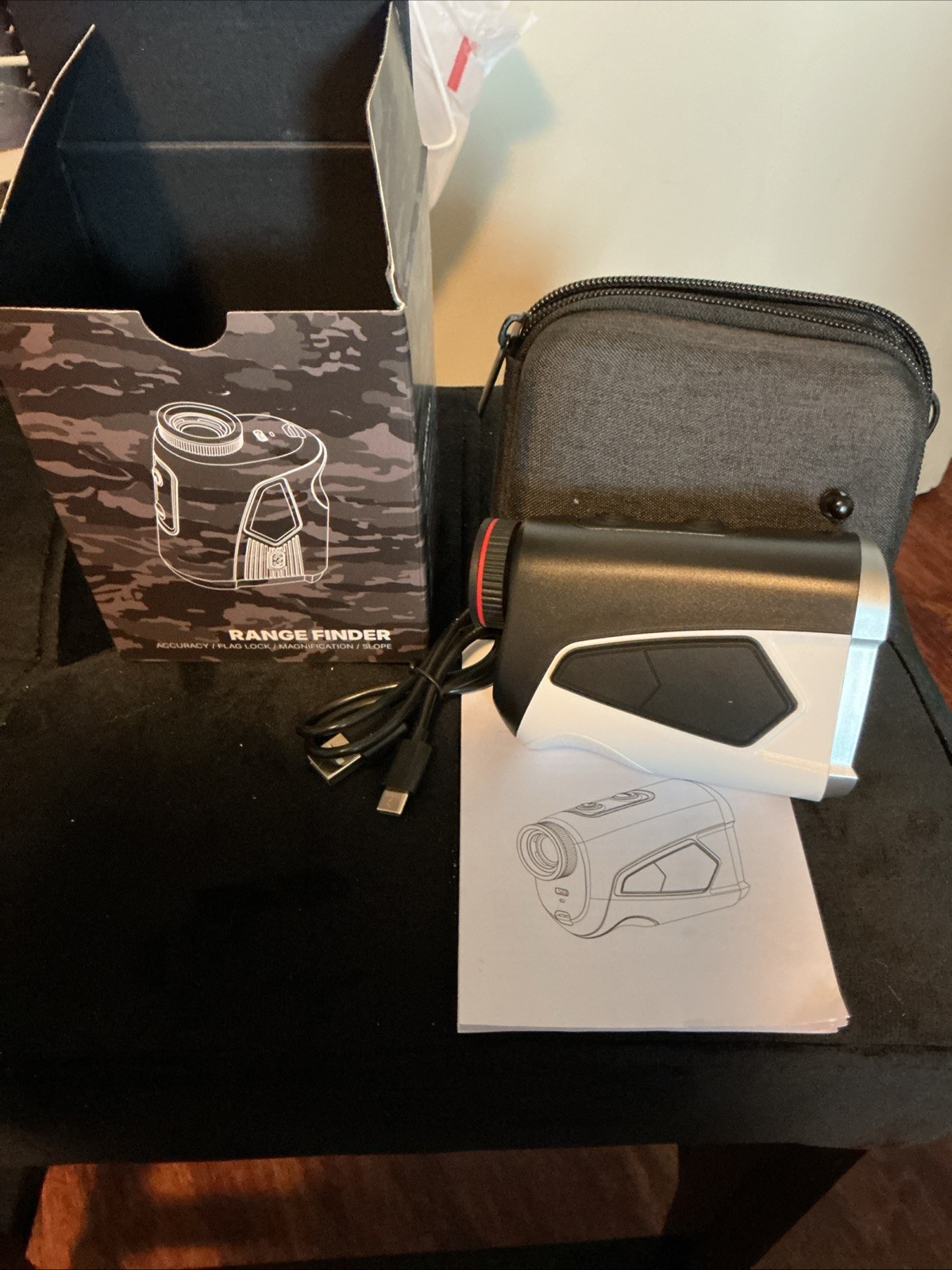 WOSPORTS Golf Rangefinder 1500-Yard with Slope,Golf Accessories Range Finder