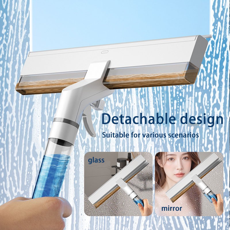 3 in 1 Squeegee Window Cleaner Cleaning Extension Pole Car Home Kitchen Window