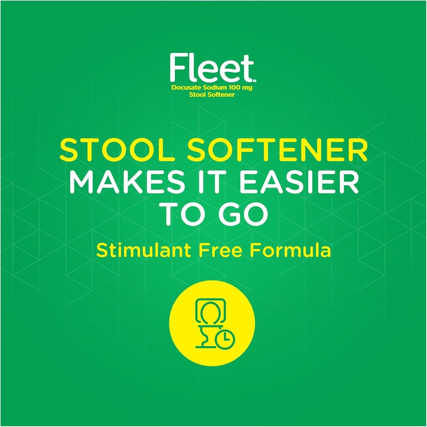 3 PACK Fleet Laxative Stool Softener Oral Laxative for Constipation- 75 softgels