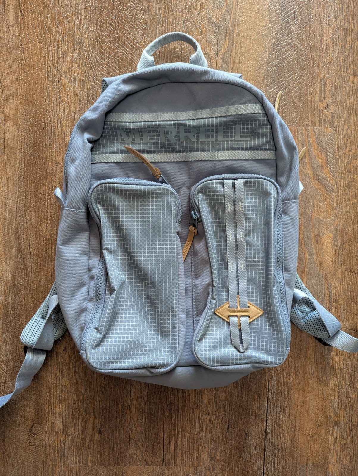Merrell Backpack Trailhead Camping Hiking Padded Straps 15 Liter Blue EUC
