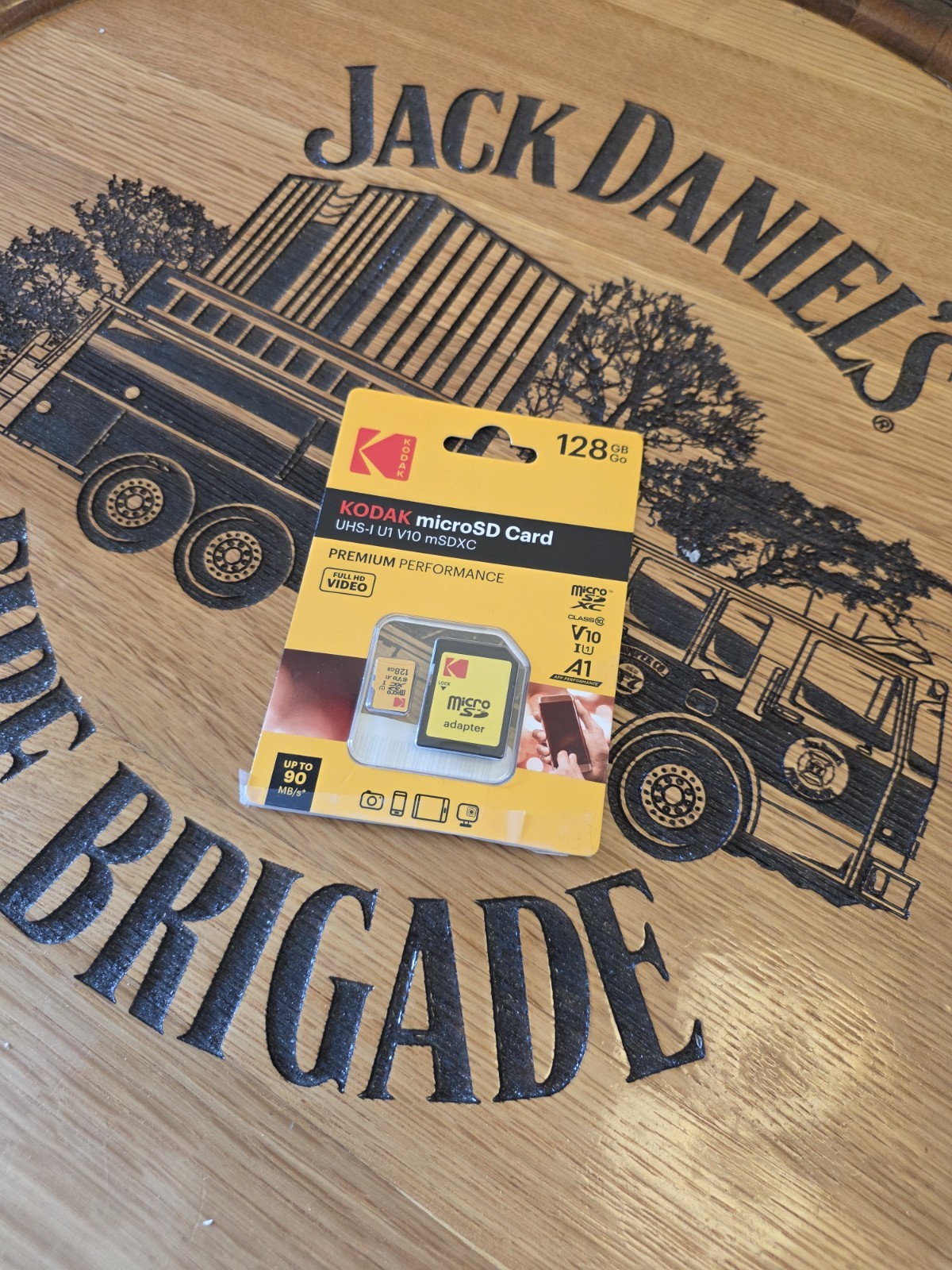 KODAK Micro SD Card + Adapter | 128GB Class 10, A1 Flash Memory
