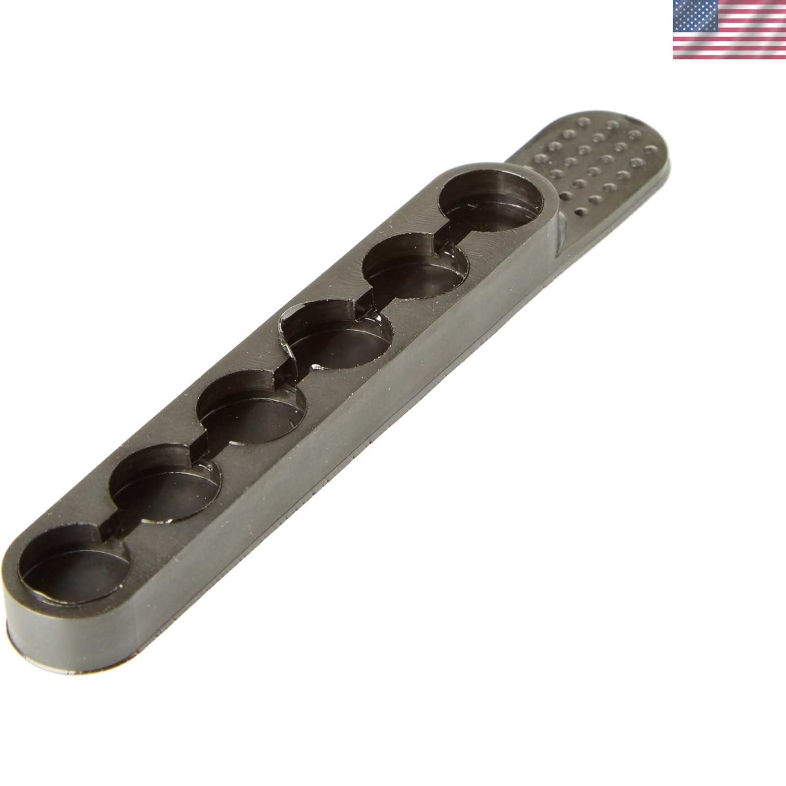Durable Nylon Speed Strips for Revolvers - Holds 6 Ammunition Rounds, Black