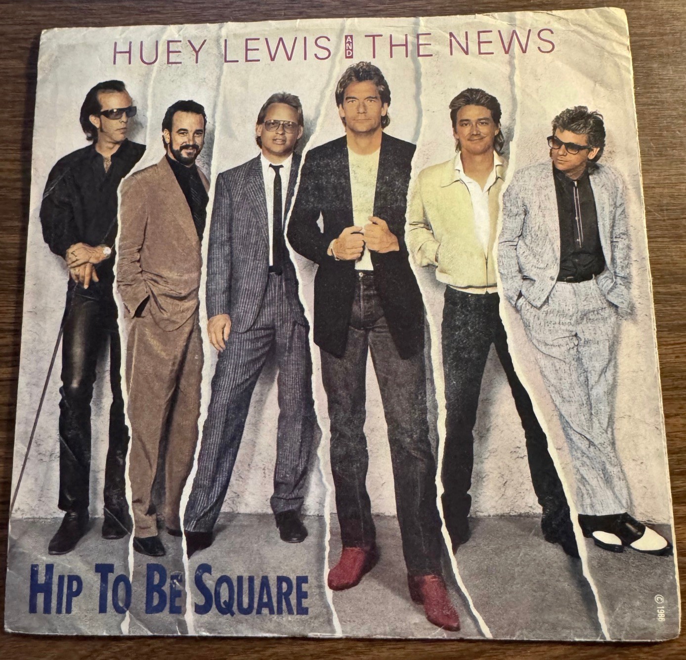 Huey Lewis and The News Hip to be Square 1986  *Picture Sleeve ONLY*
