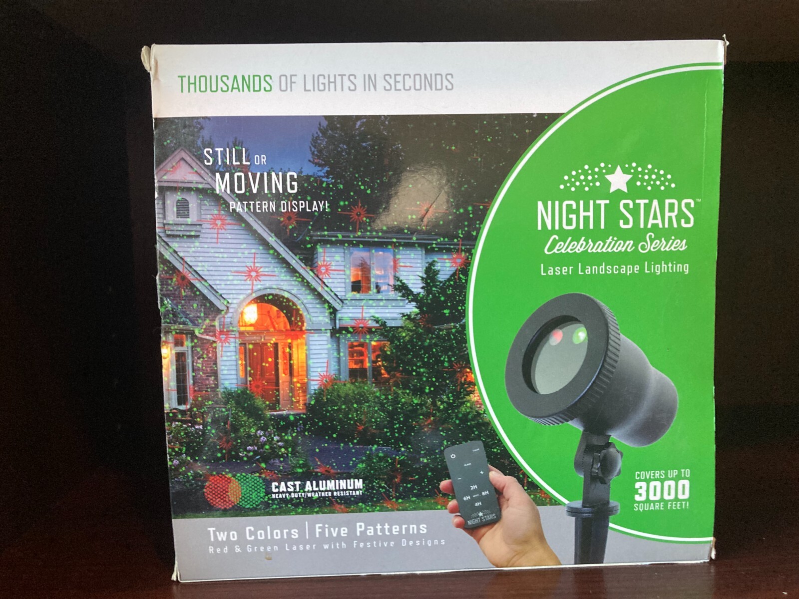 Night Stars Celebration Series Laser Landscape Lighting - Two Colors