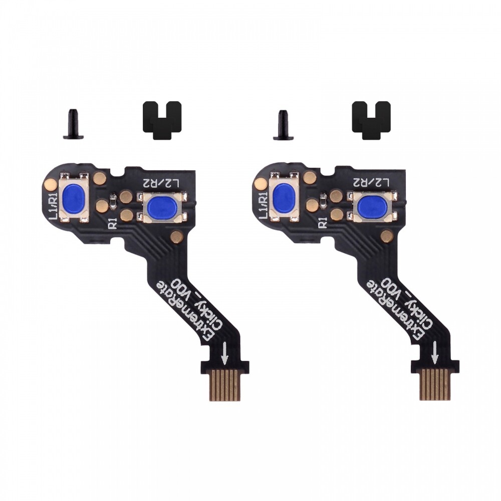 Tactile Version Clicky Hair Trigger Buttons Mouse Click Kit for PS5 Controller