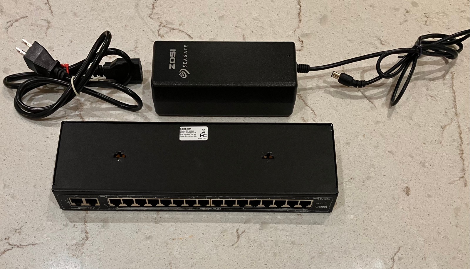 Loocam 16+2 Gigabit POE Unmanaged Network Switch