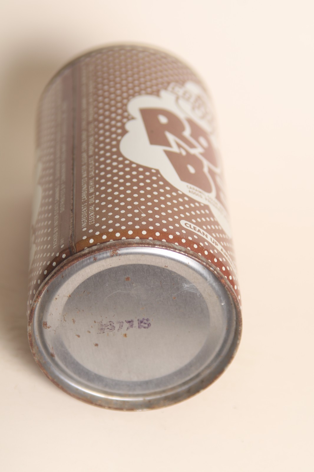 Convenient Root Beer soda can