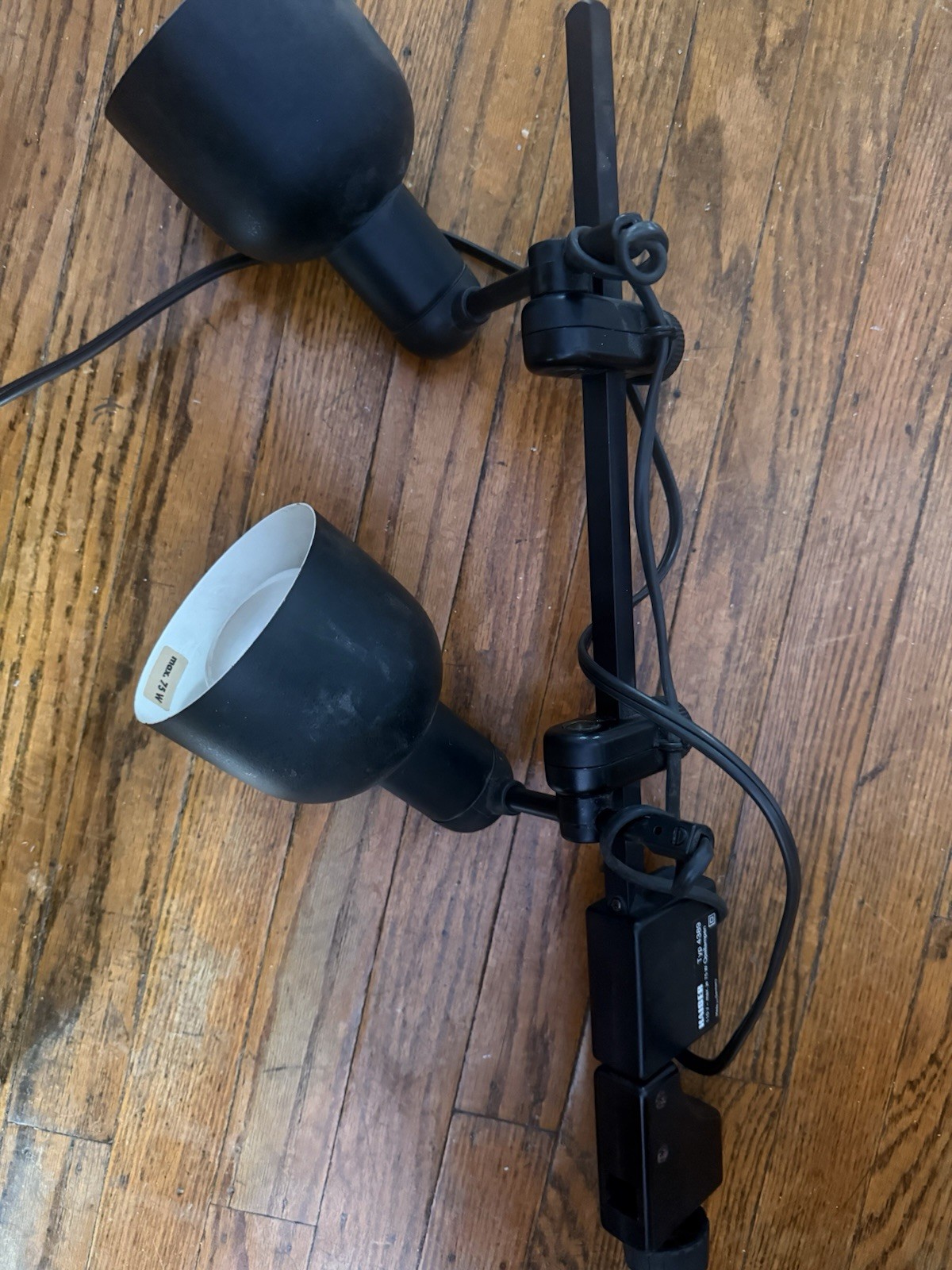 Kaiser Typ 4389 Pair Copy Stand Lights Opallampen Mint Condition