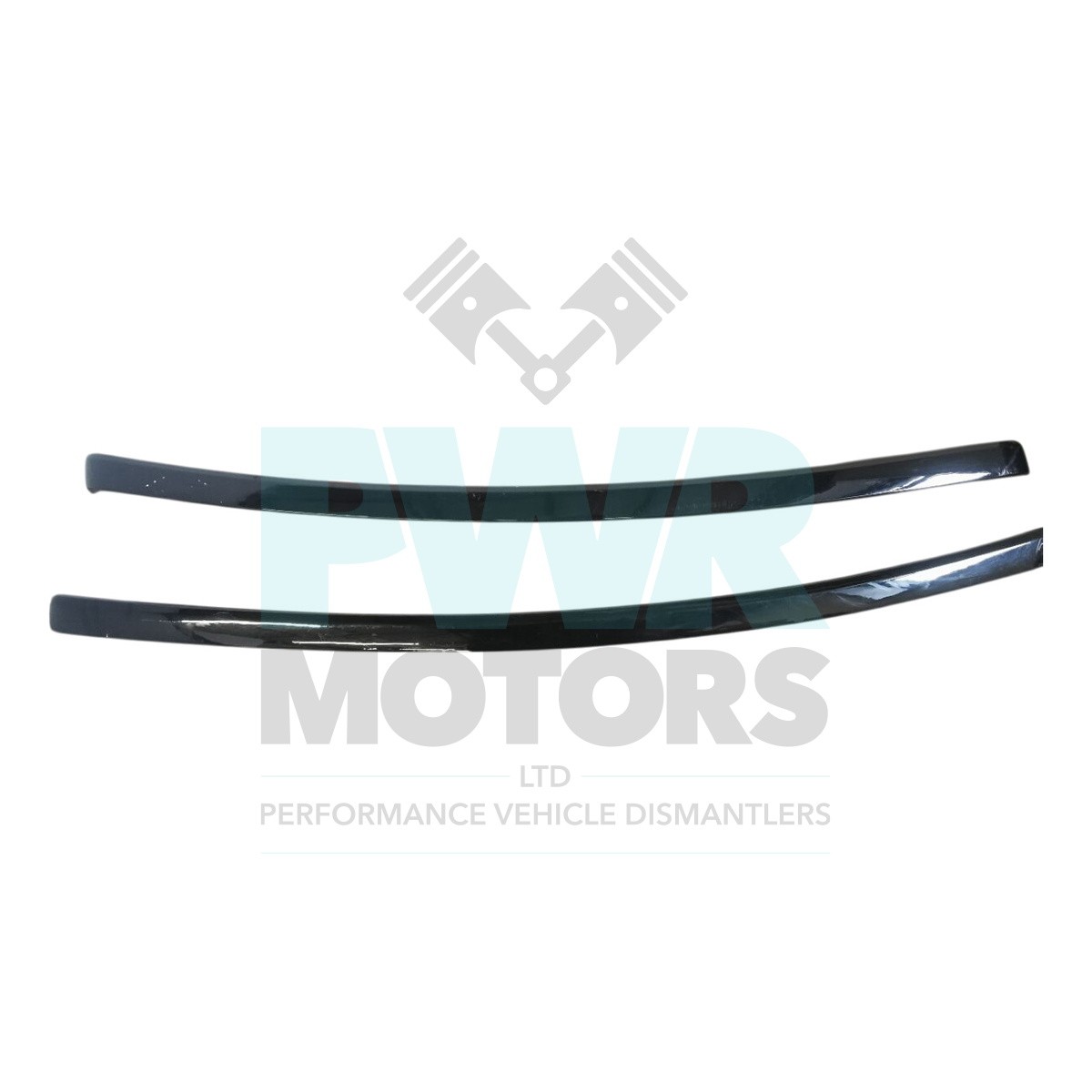 BMW E92 E93 M3 Piano Black Front Door Trims Set Cover Strips Pair
