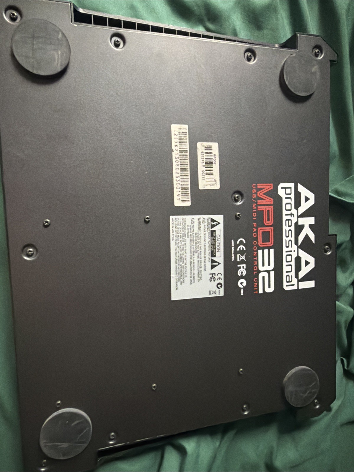 Akai Professional MPD32 USB MIDI Pad Control Unit Only Tested (READ)