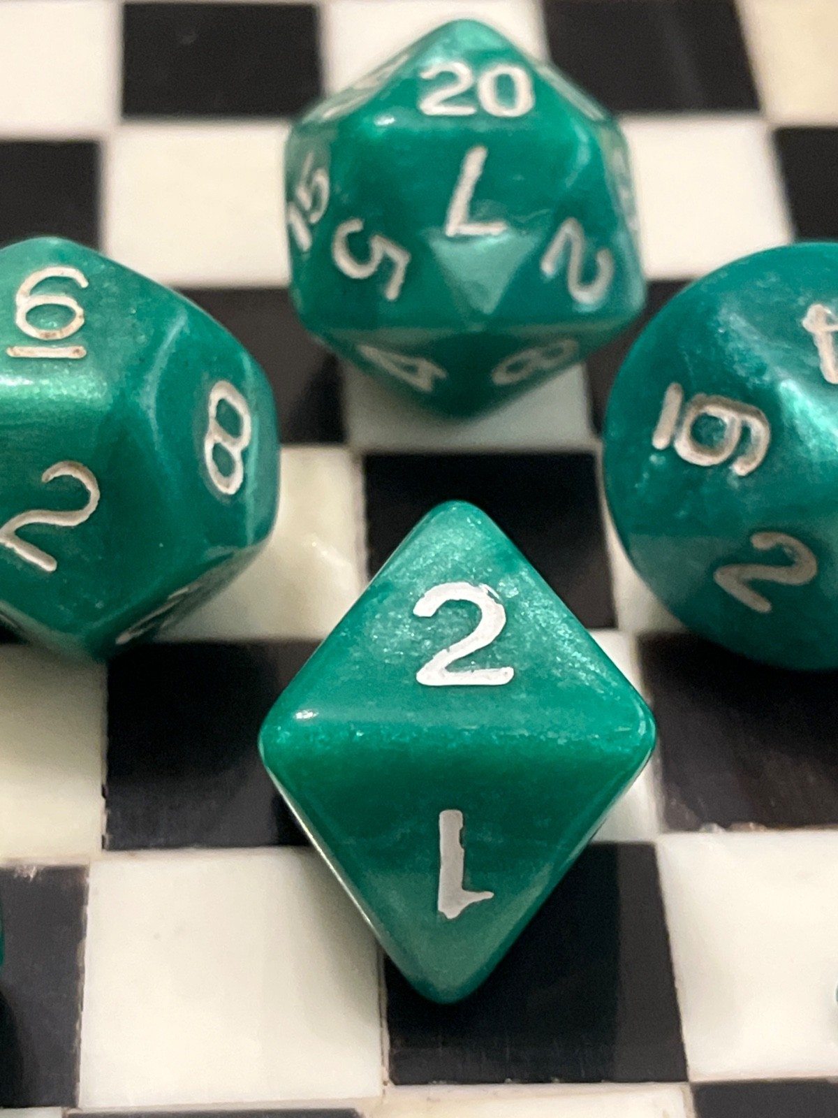 CHX 25205 OOP Chessex Marbelized (Swirl) Blue Dice Rpg D&d Armory Mold 120323@