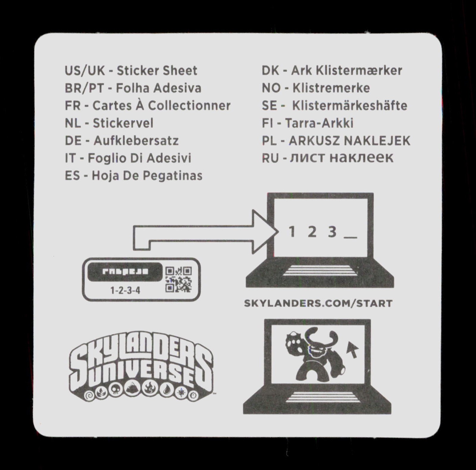 Jet-Vac Skylanders Giants Activision 2012 Sticker