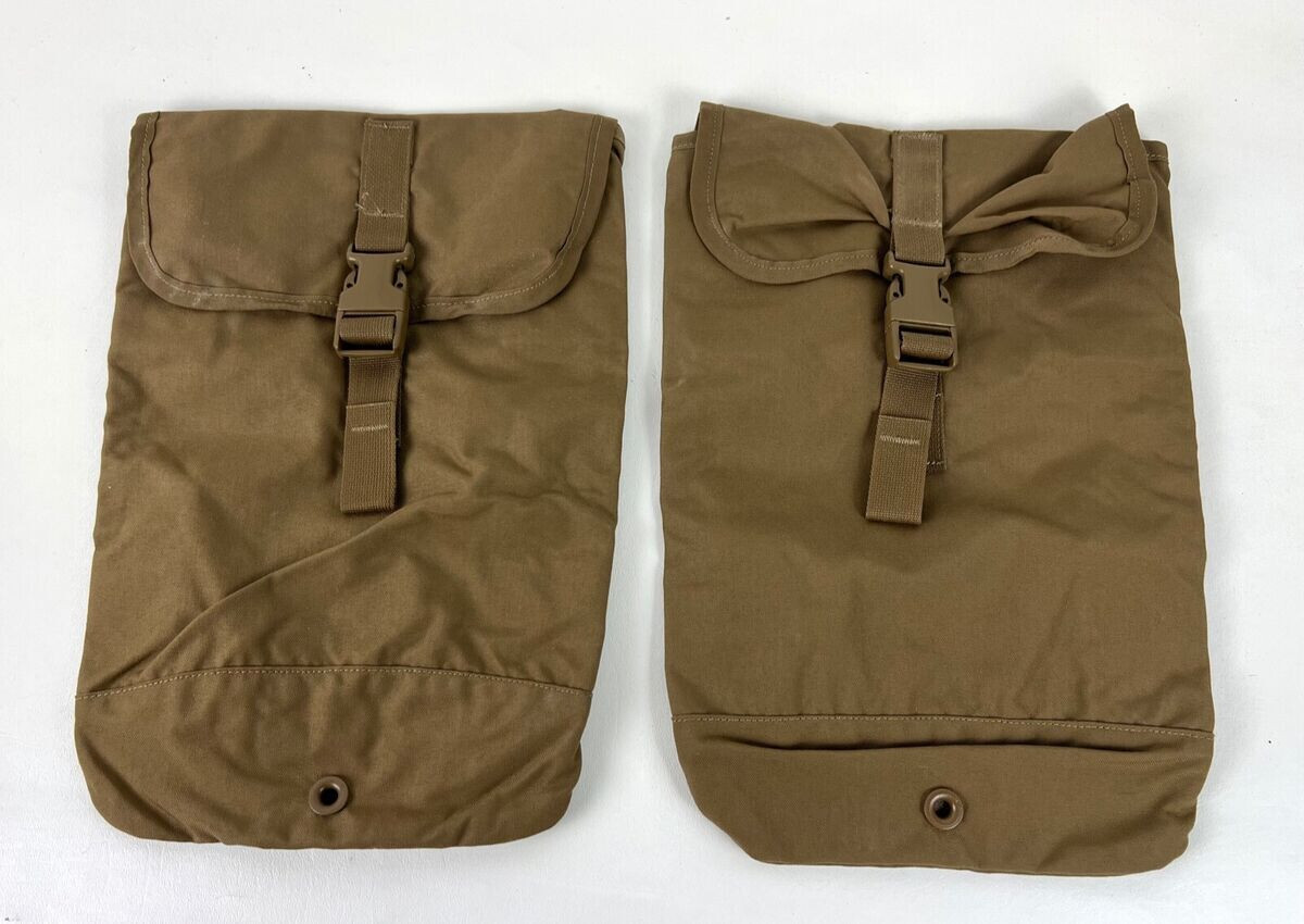 2x NEW - USMC Molle Coyote Hydration System Carrier Pouch Marine Corp FILBE FSBE