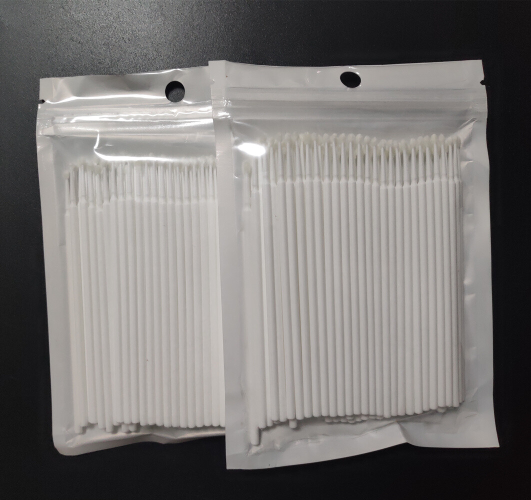 200Pcs Dental Swabs Disposable Applicators Micro Brush Stick Eyelash Extension