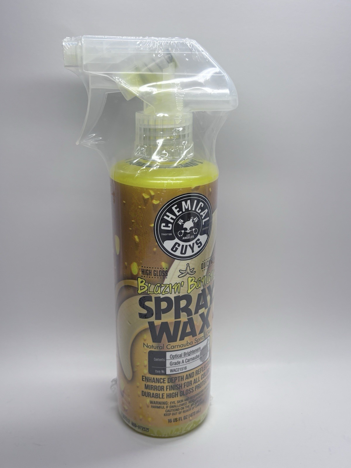 Chemical Guys Blazin Banana Spray Wax 16 oz WAC21516 New Free Ship