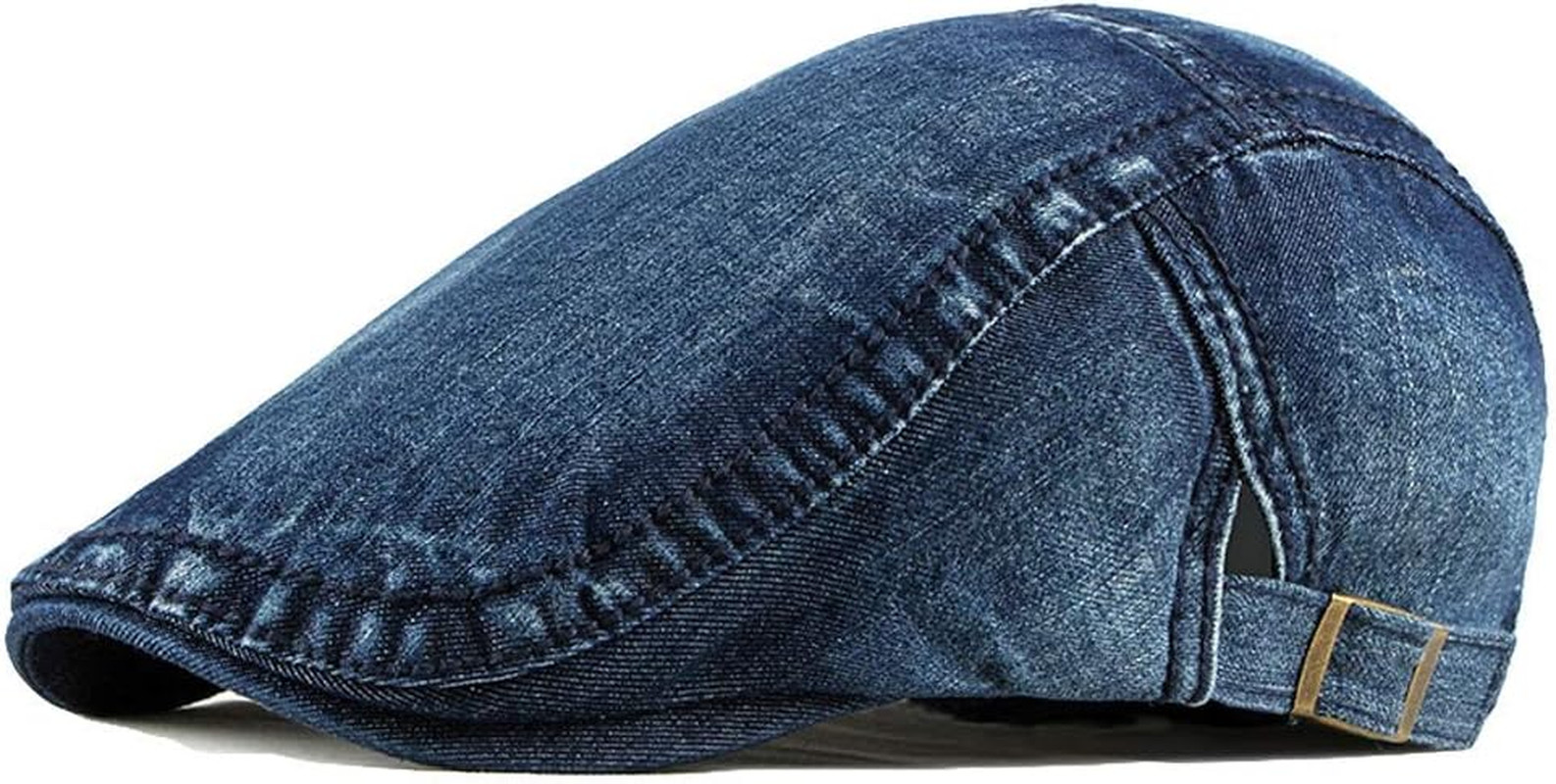 2 Pack Mens Denim Cotton Newsboy Cap Ivy Gatsby Driving Hunting Cabbie Hats