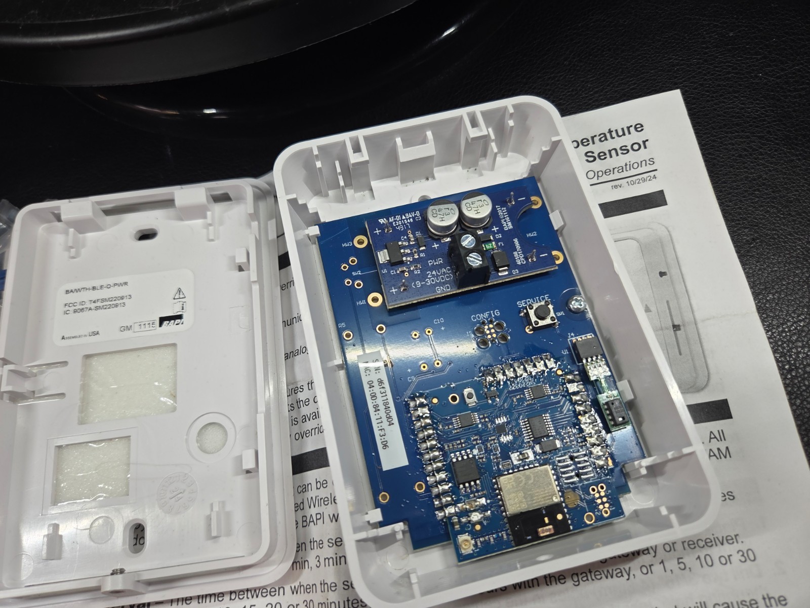 BAPI ba/wth-ble-q-pwr NEW Wireless Wireless BAPI-Stat "Quantum" Temperature/Humi