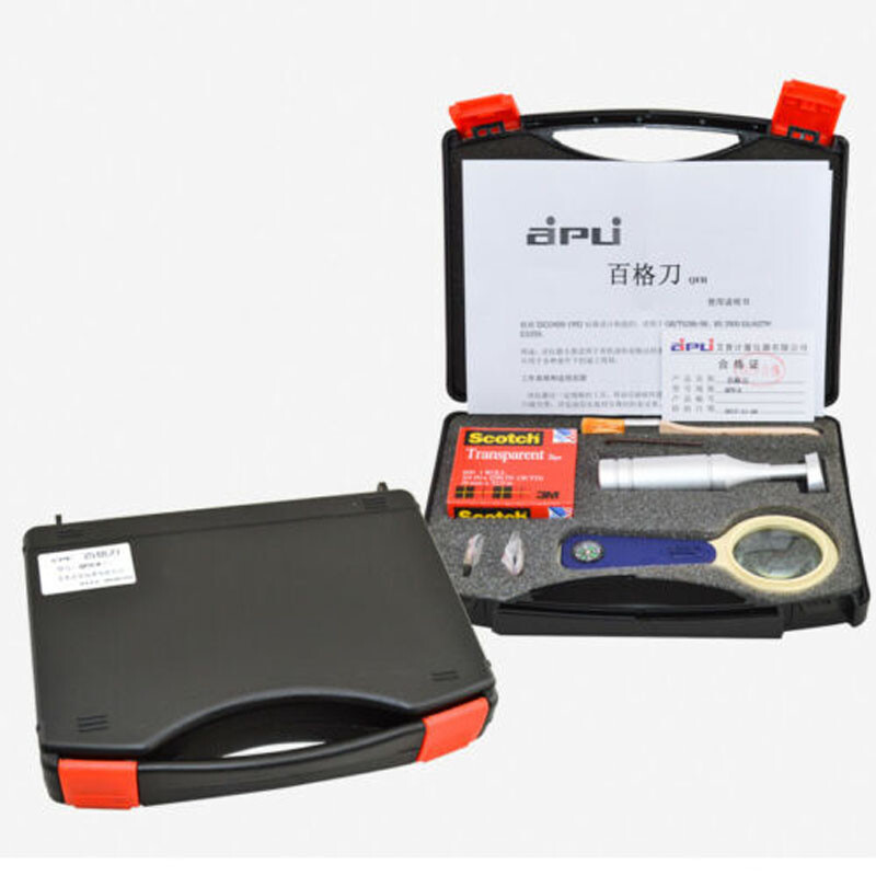 QFH Hot Cross Hatch Adhesion Tester Instruction Cross-Cut Tester Kit w/ 3 Blades