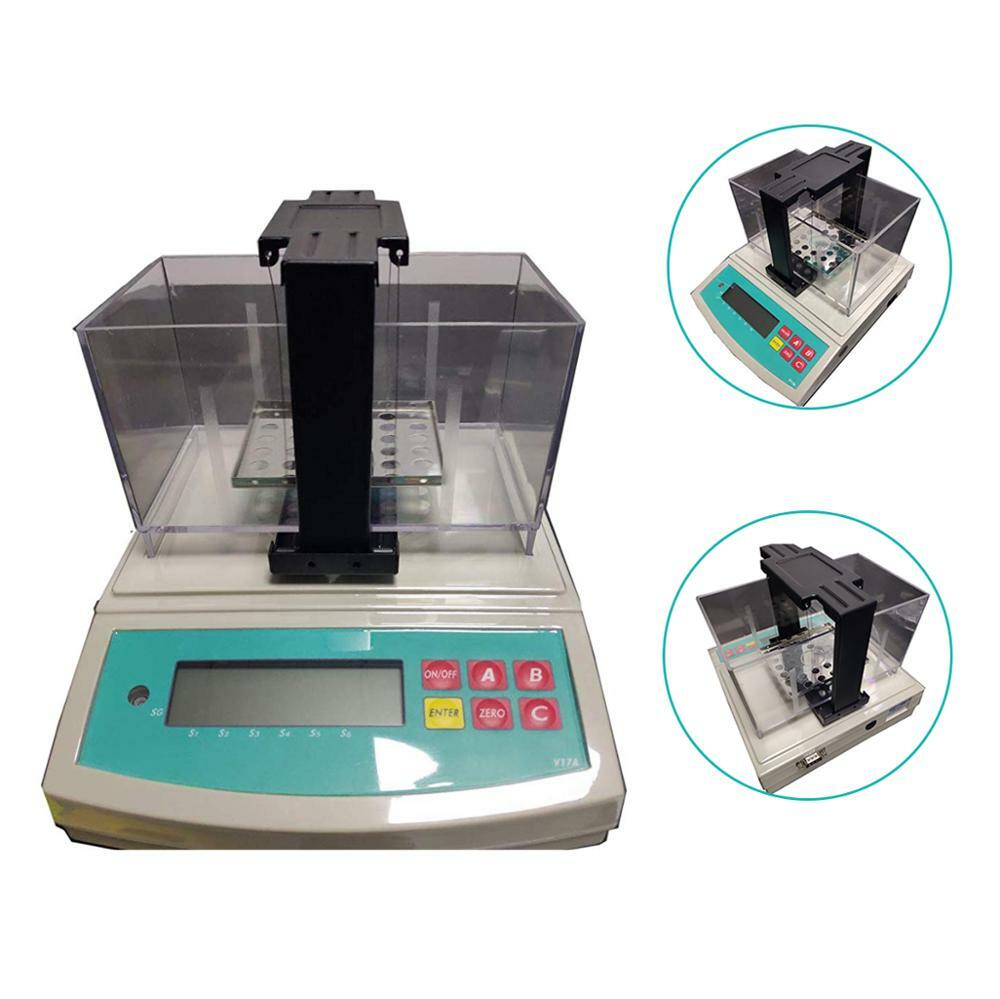 Solid Density Meter Gauge Densitometer 120g for Plastic Rubber RS232 Interface