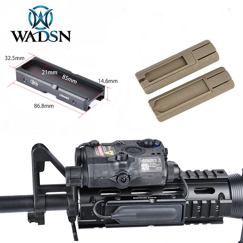WADSN PEQ-15 Laser Tail Switch Metal CNC Card Slot Mount Picatinny Rail Parts