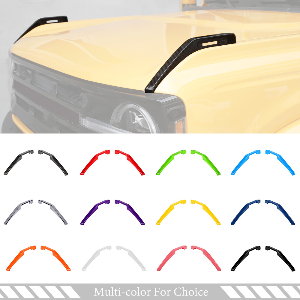 Engine Hood Hinge Cover Decor Sticker Trim Accessories for Ford Bronco 2021-2025