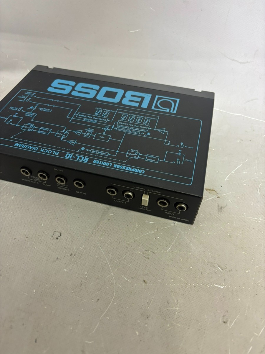 BOSS RCL-10 Compressors Limiter Noise Gate Processor good condition