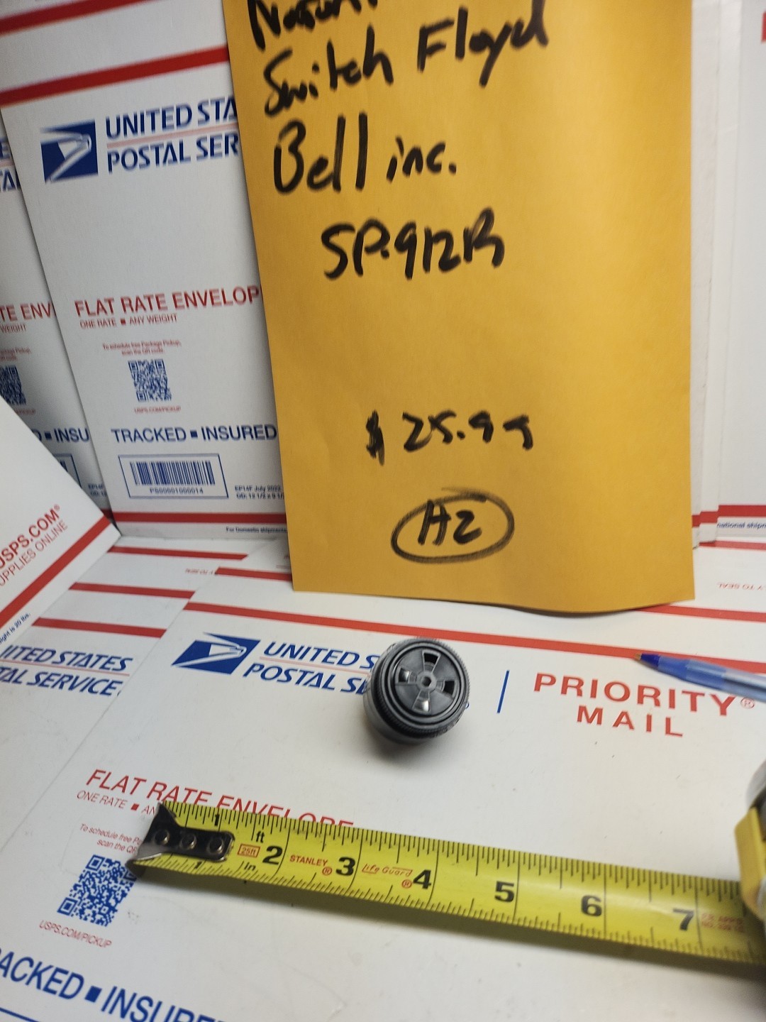 FLOYD BELL Pressure Switch SP-912R NEW , H2